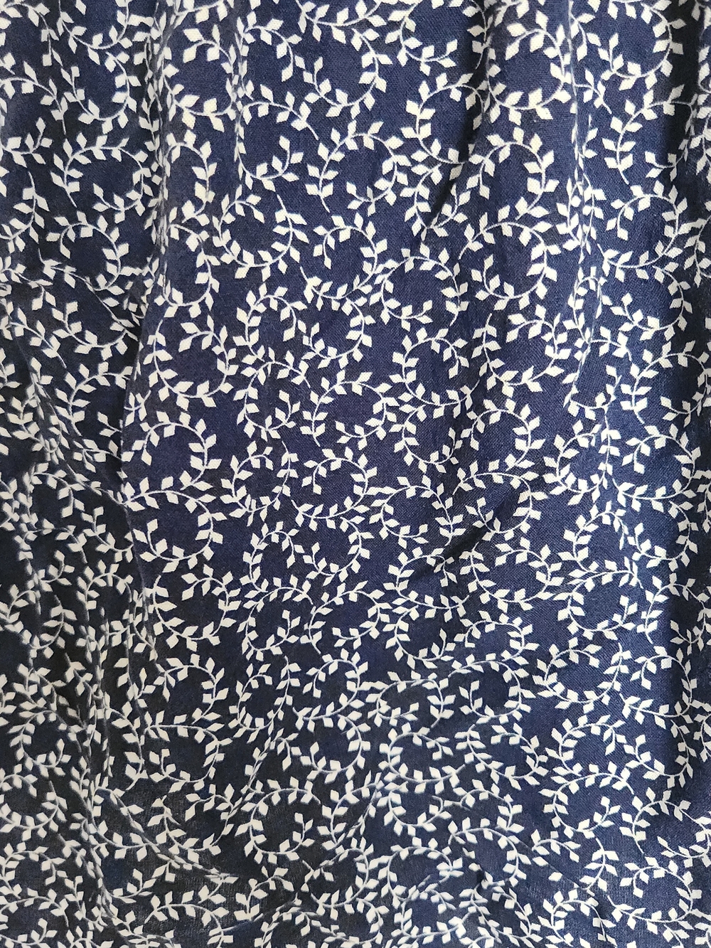 mine Navy Floral Suspender Mini Skirt Adjustable Straps S - Picture 4 of 7